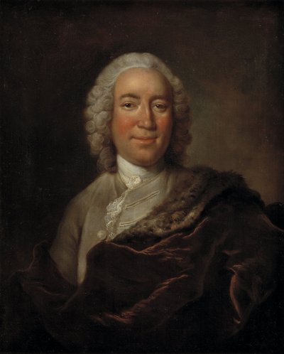 Gerhard Morell, bewaarder van de Koninklijke Deense Kunstkamer door Johann Salomon Wahl